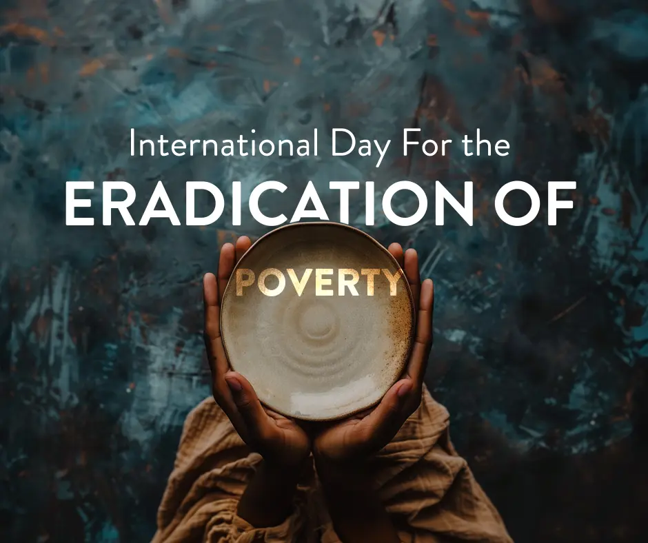 Eradication of poverty graphic