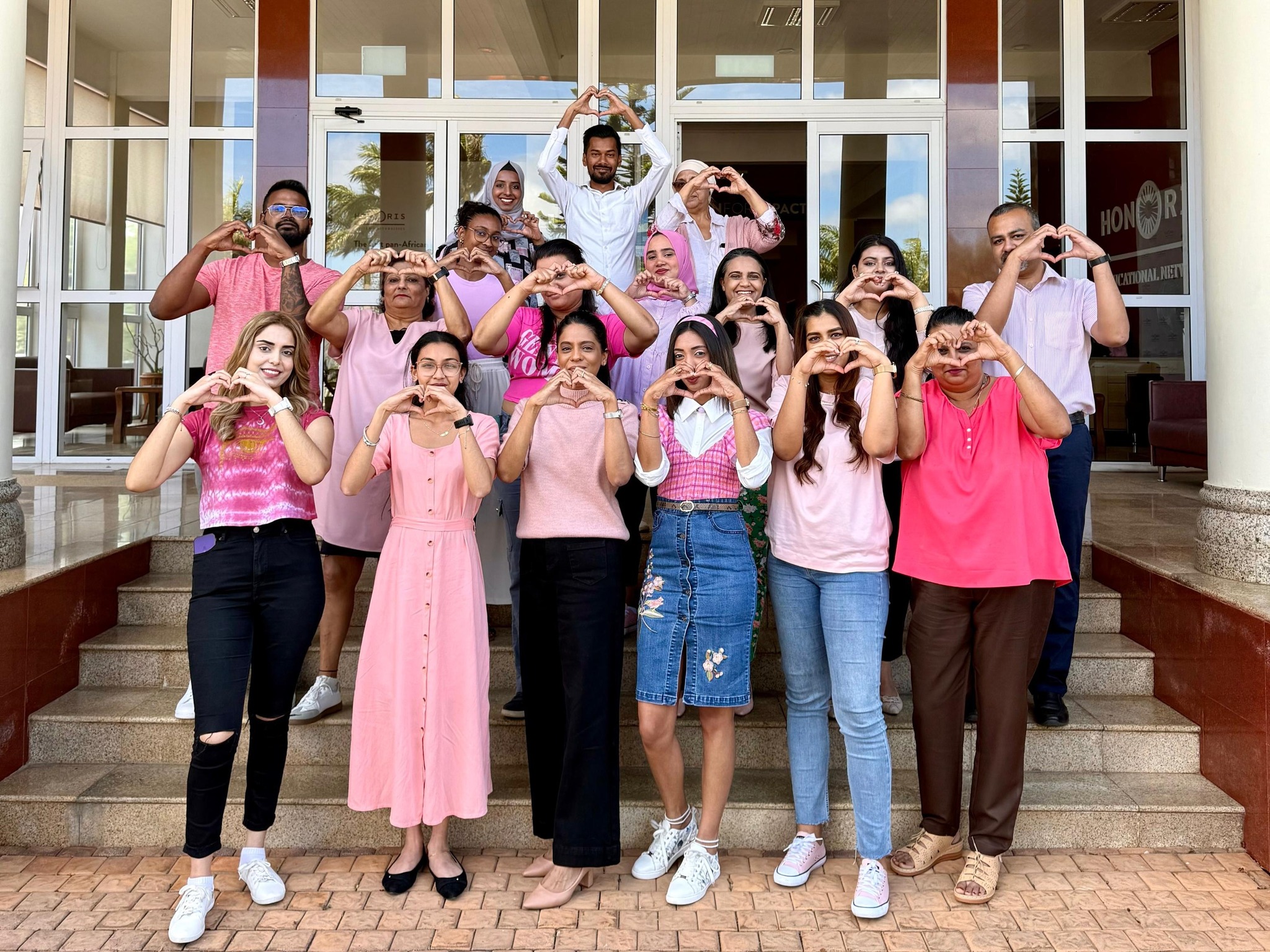 Honoris Educational Network Staff Unites for Breast Cancer Awareness: Wellness Challenge Raises Funds for Link to Life